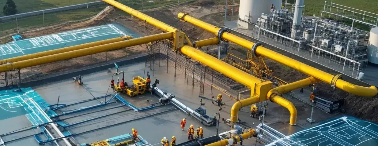 Montaj gazoduct de medie presiune in Chisinau – proiectare, instalare si punere in functiune.